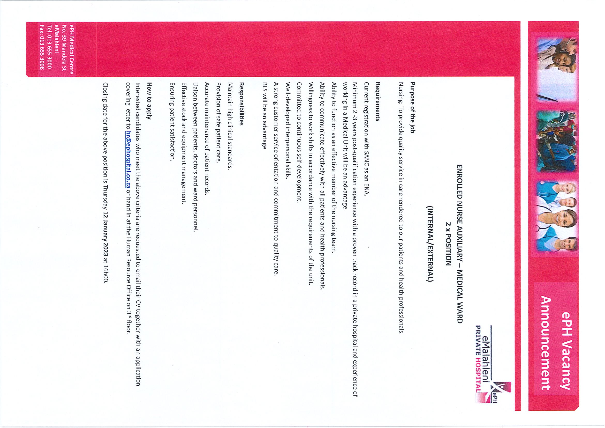 eMalahleni Private Hospital